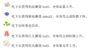 命运神界梦境链接幻梦之境蘑菇效果介绍 命运神界梦境链接蘑菇BUFF介绍